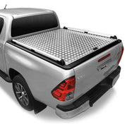 Toyota Hilux 2016-2020 EGR Aluminium Lift-Up Tonneau Cover - Silver